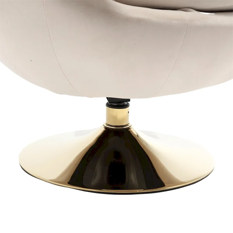 360 Degree Swivel Cuddle Barrel Accent Chairs, Round Armchairs