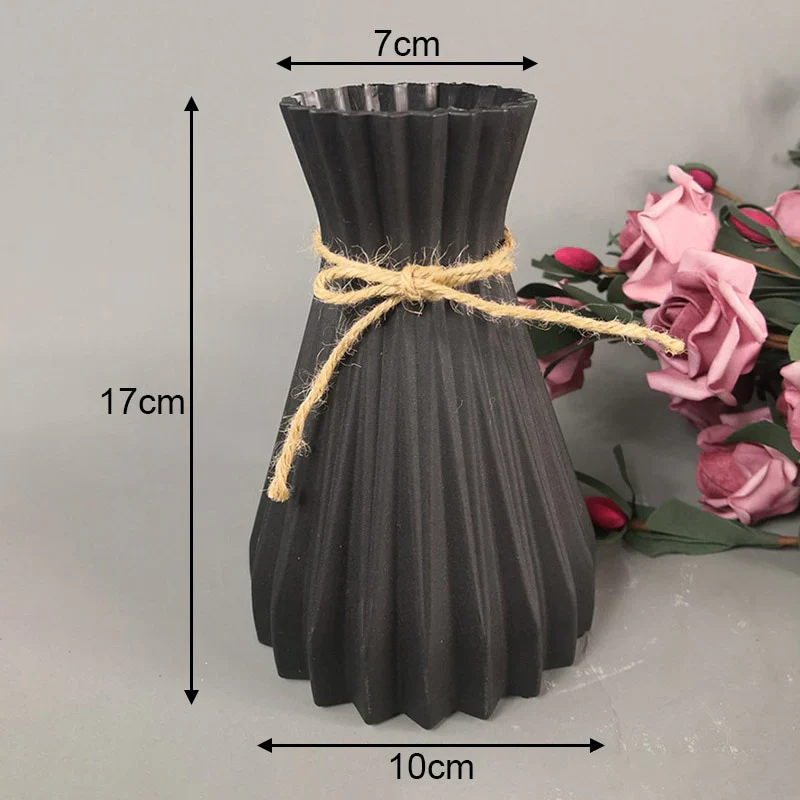 HULIANFU Modern vases decoration home Nordic Style Flower Arrangement Living Room Origami flower pot for interior - Deanwangkt