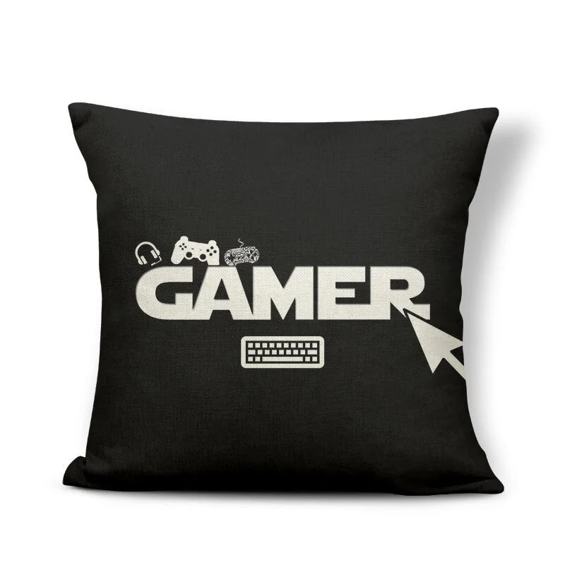 HULIANFU Super Hot Game Fans Video Gamepads Cushion Cases Retro Games Decorative Pillows Case Livingroom Sofa Couch Bed Car Throw Pillows - Deanwangkt