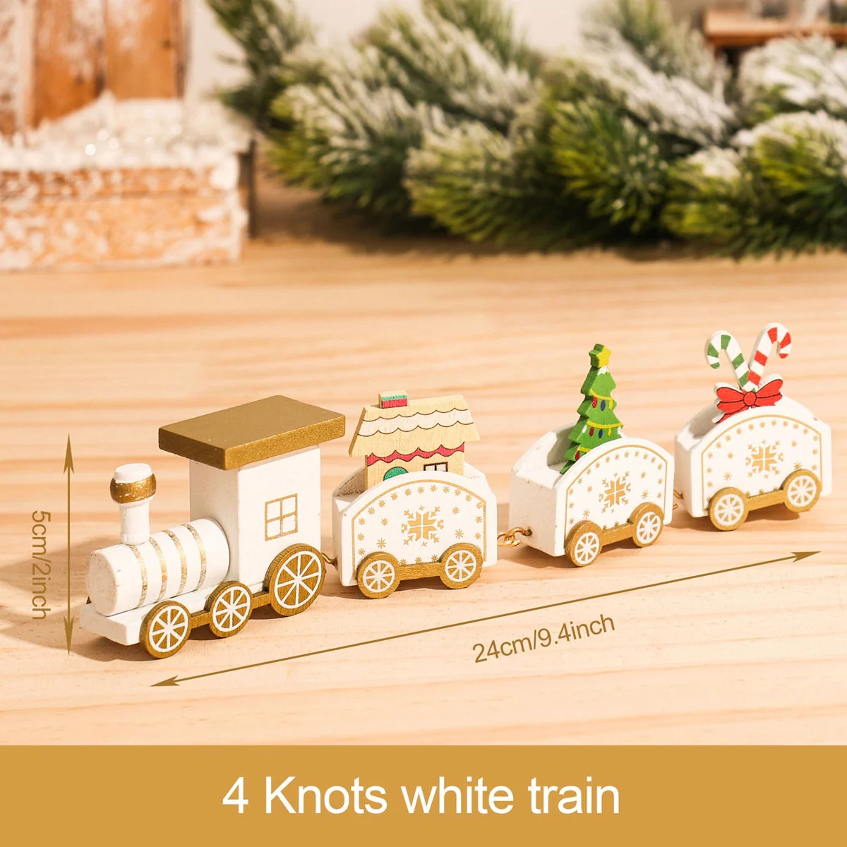 HULIANFU Merry Christmas Wooden Train Ornament Christmas Decoration For Home Santa Claus Gift Natal Navidad Noel  New Year Xmas Decor - Deanwangkt
