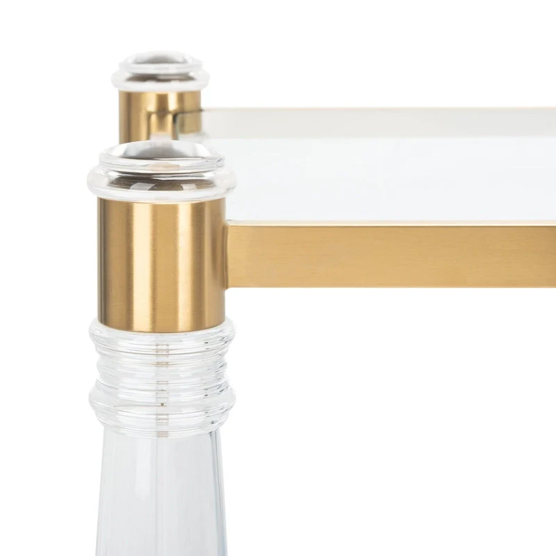 SAFAVIEH Couture Lirie Acrylic Accent Table - 20 W x 20 L x 24 H - 20Wx20Dx24H