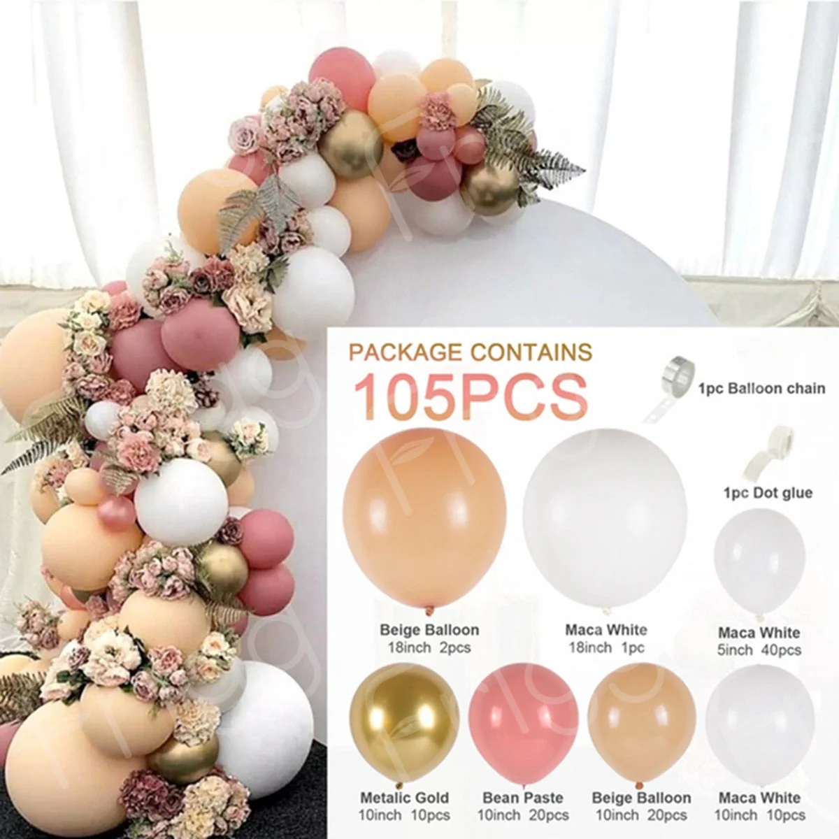 HULIANFU Macaron Pink Balloon Garland Arch Kit Wedding Birthday Party Decoration Kids Globos Rose Gold Confetti Latex Ballon Baby Shower - Deanwangkt