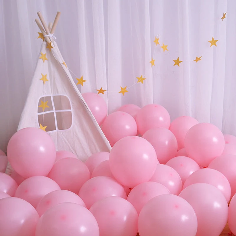 HULIANFU Latex Balloons 10 inch Large Helium Party Balloons for Wedding Birthday Party Supplies Ceremony Decorations 30/50/100 pcs - Deanwangkt