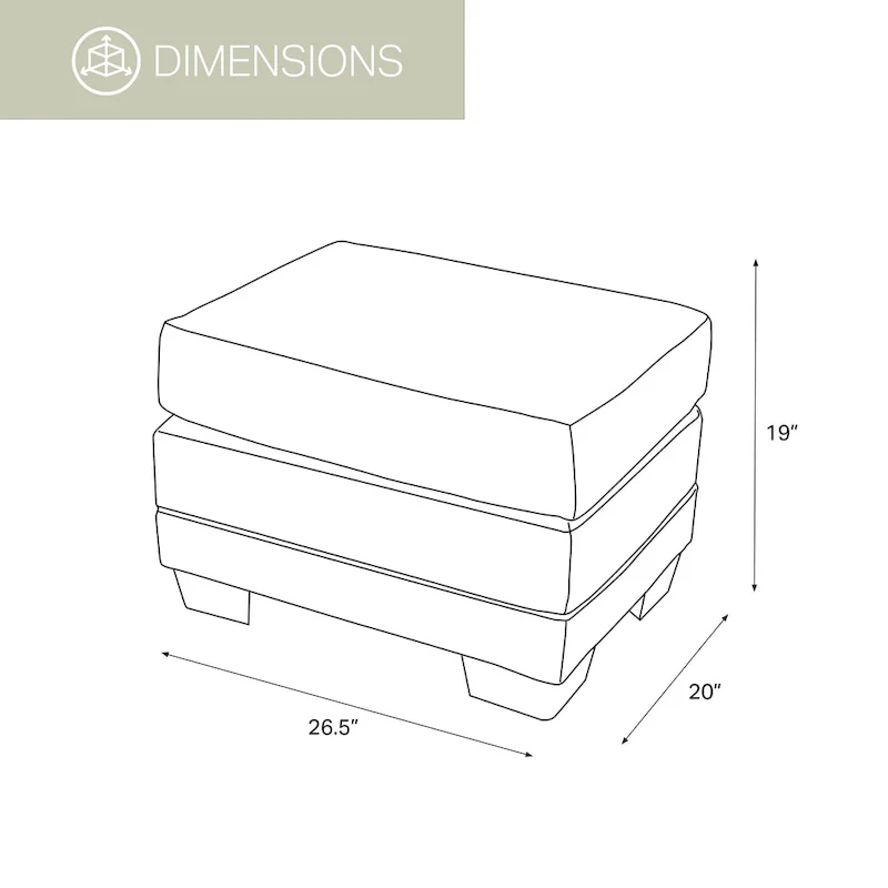 Model 8501-00-60 Alpine Lodge Arm Chair with Matching Ottoman
