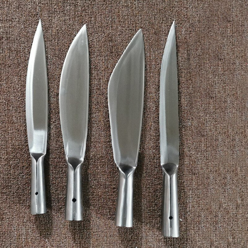 HULIANFU Stainless Steel Thickened Boning Knife Butcher Killing Pigs and Sheep Slaughter Knife Multifunctional Chef Split Skinning Knife - Deanwangkt