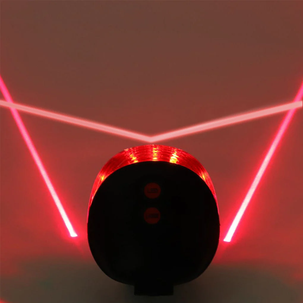 HULIANFU Waterproof Bicycle Cycling Lights Taillights LED Laser Safety Warning Bicycle Lights Bicycle Tail Bicycle Accessories Light - Deanwangkt
