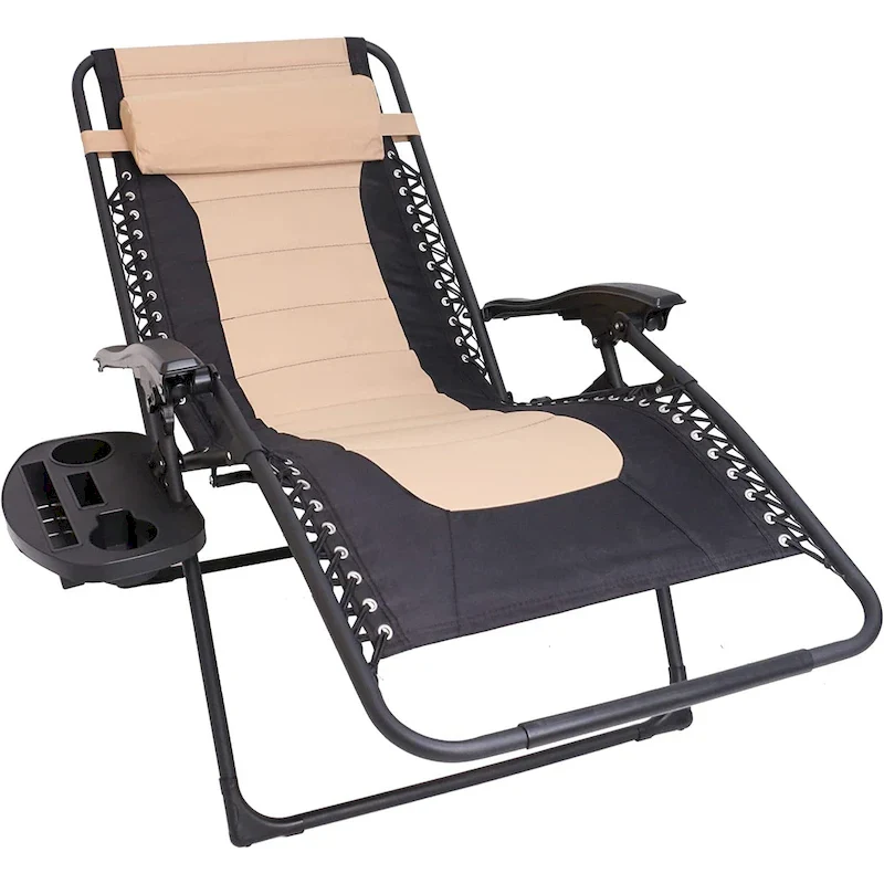 Outdoor Pool Patio Beach Yard Garden Oversized Padded Zero Gravity Chair