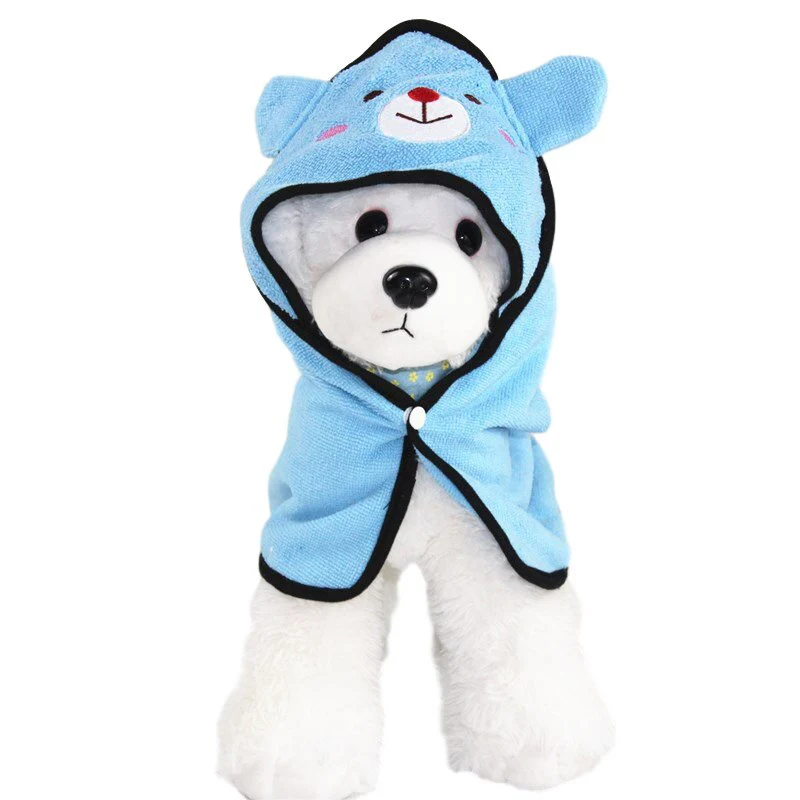 HULIANFU S/M/L Pet Dog Bath Towel Soft Dog Towel Super Absorption Drying Bath Towel for Dog Cat Puppy Bathrobes Pet Cleaning Supplies - Deanwangkt