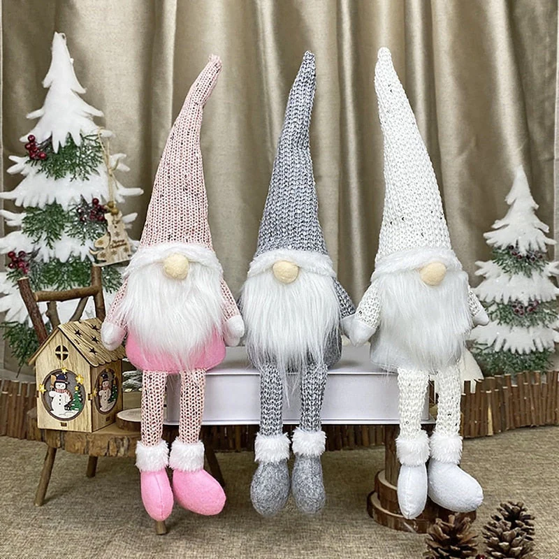 HULIANFU Santa Claus Christmas Doll Merry Christmas Decorations for Home Elk Christmas Ornaments Xmas Tree Decor  Navidad Natal Gifts - Deanwangkt