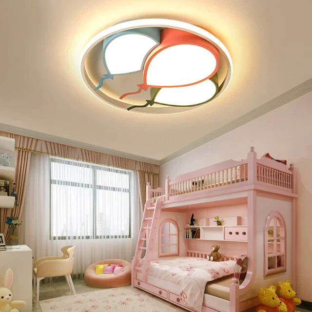 HULIANFU Nordic balloon kids home decoration salon bedroom decor led lamp lights for room dimmable ceiling light lamparas indoor lighting - Deanwangkt