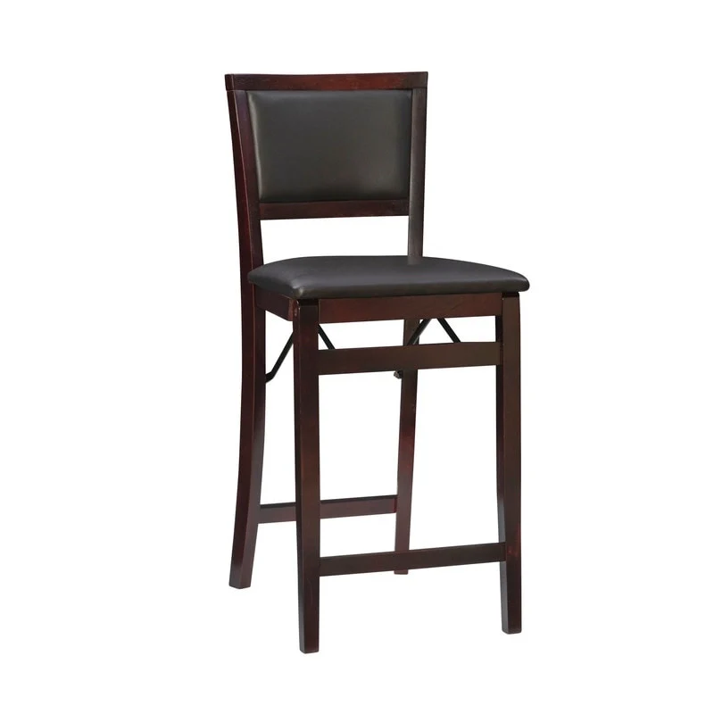 Aldersey Espresso Folding Counter Stool