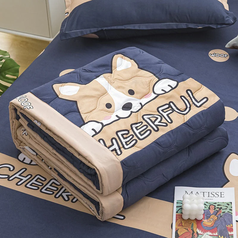 HULIANFU Spring Summer Quilting Quilt Home Air Conditioning Quilts for Adult Kids Washable Soft Cozy Queen Size Comforter Blanket 150x200 - Deanwangkt