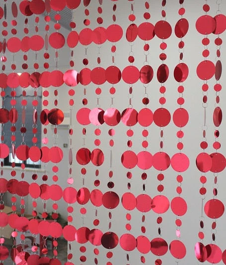 HULIANFU PVC sequins Curtains  Household items partitions Plastic curtain Home supplies Festive wedding decoration - Deanwangkt