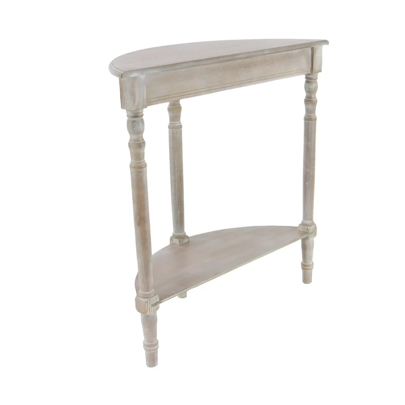 Ninette Half Moon Entryway Console Accent Table