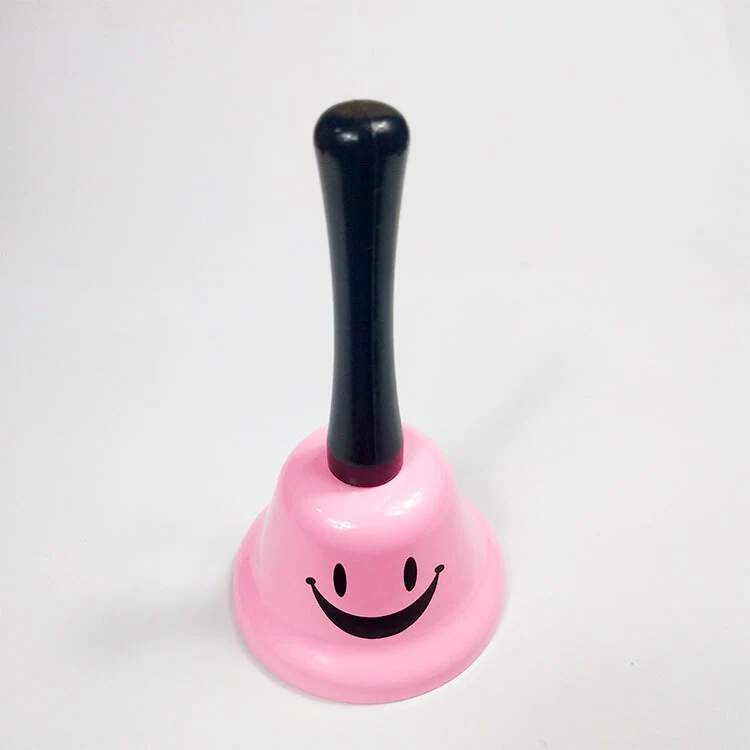 HULIANFU Large Hand Bell Toy for Children Letter Bed Bell Class Summoning Bells Colorful Metal Christmas Hand Bell - Deanwangkt