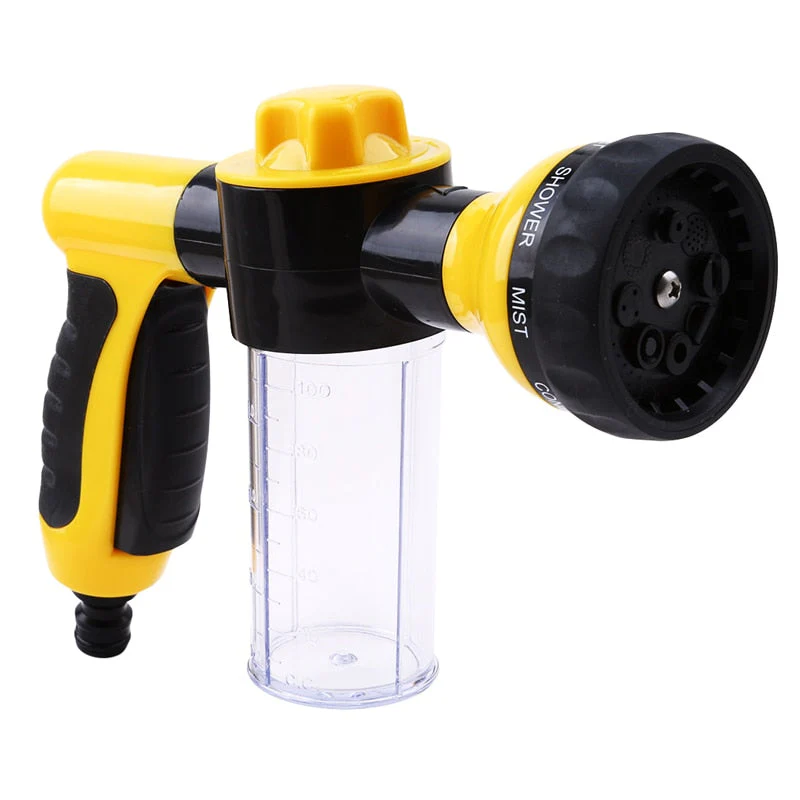 HULIANFU Water Gun Hose Nozzle Car Washer Garden Watering Jet Spray High Pressure Sprinkler Foam Lance Automobiles Cleaning Tool - Deanwangkt