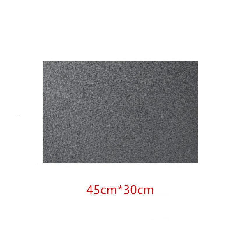 HULIANFU Rectangular Table Mat PU Leather Placemat  Waterproof Greaseproof  Pad Kitchen for Dining Anti-Scalding Insulation - Deanwangkt