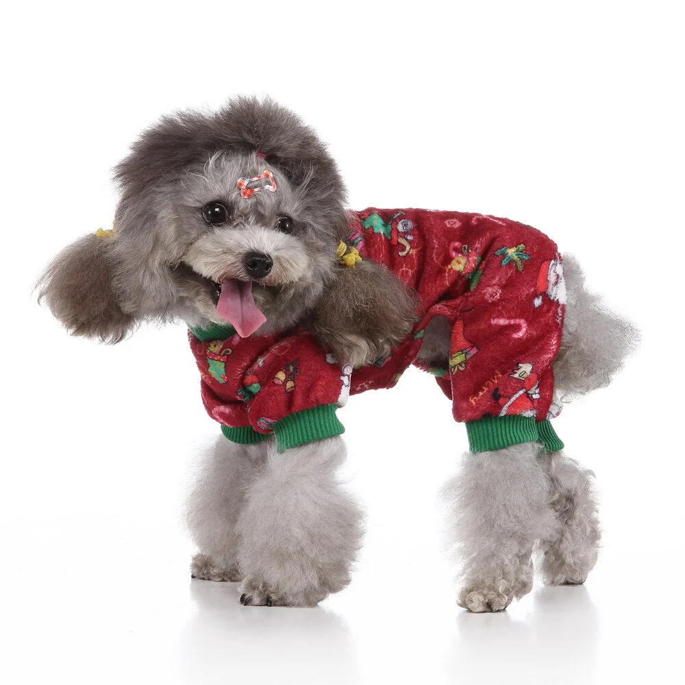 HULIANFU Pet Bathrob Dog Pajamas Sleeping Clothes Soft Pet Bath Drying Towel Clothes winter Warm pajamas for Puppy Dogs Quick Drying - Deanwangkt