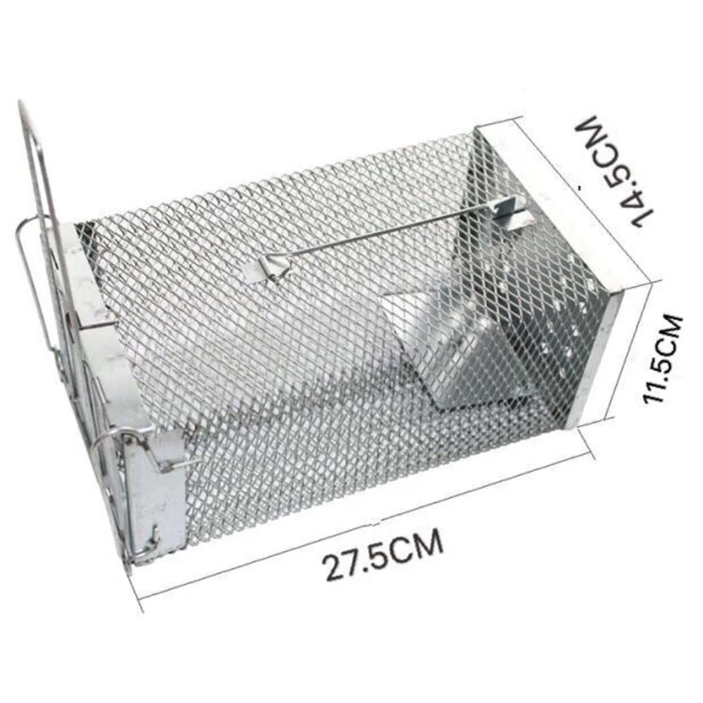 HULIANFU Reusable Mouse Trap Cage Metal Mice Rodent Rats Catcher Pest Control Products Garden Outdoor Household Gadgets - Deanwangkt