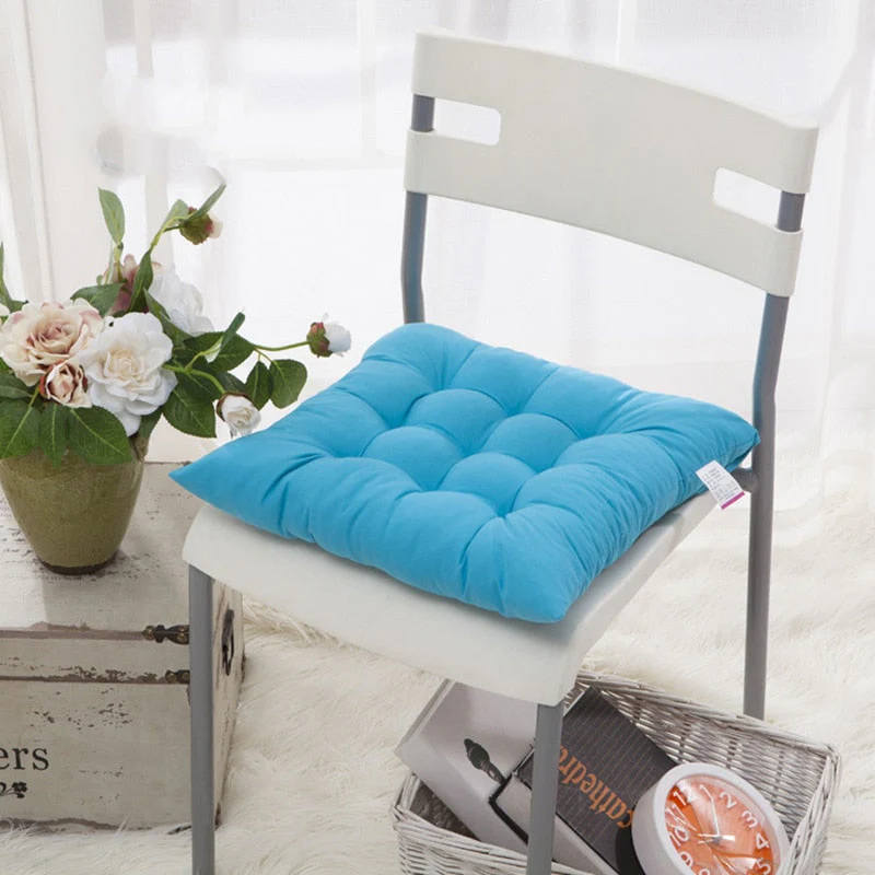 HULIANFU Winter Home Chair Cushion New Outdoor Thick Cushion Pad Office Dining Chair Mattress Pure Sofa Chair Back Pad Comfort Square - Deanwangkt
