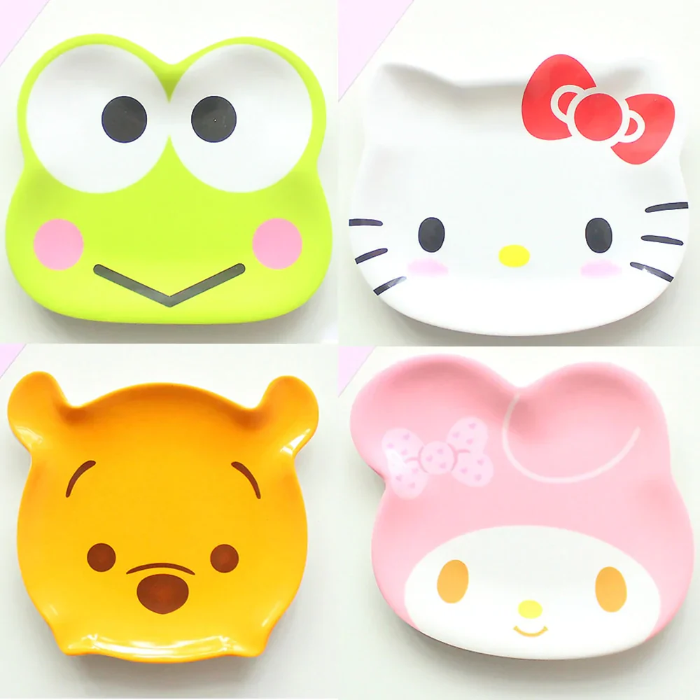 HULIANFU Mini Dish Frog Star Shape Cat Plate Tableware Miniatures Cup Plate Dish Or Snacks Fruit Sushi Plate Cute Cartoon Tableware - Deanwangkt