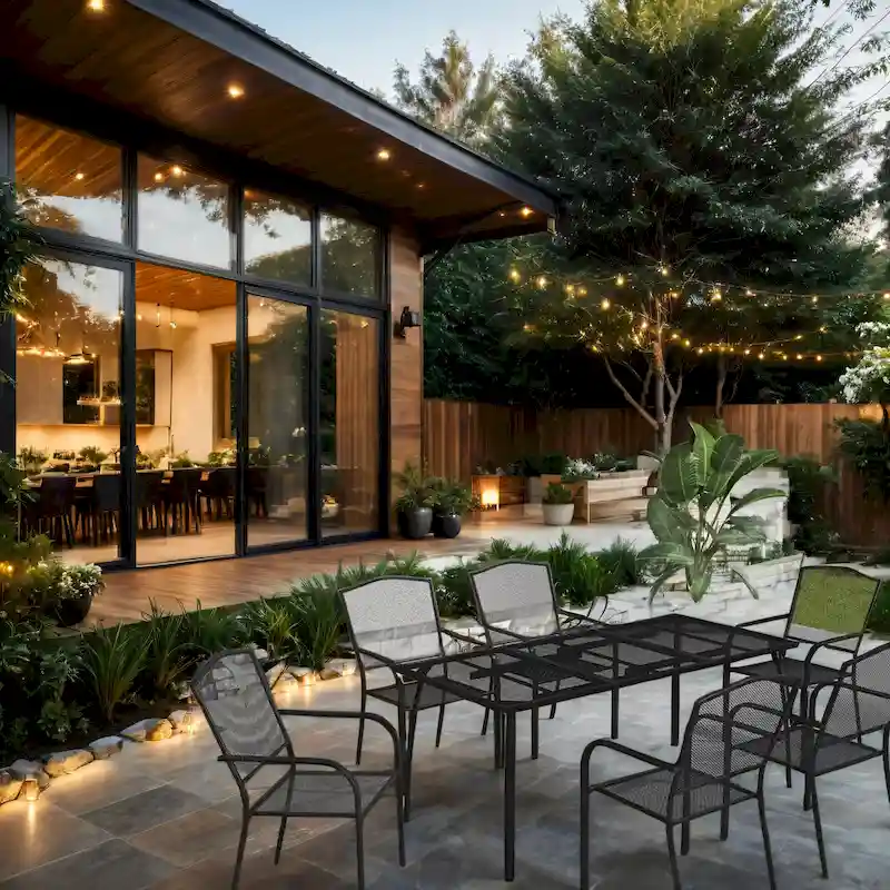 Rectangular iron mesh table, 65 x31.5