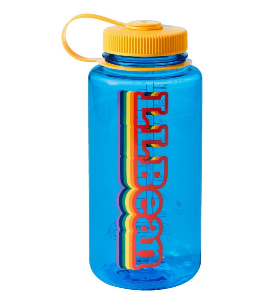 Nalgene Sustain Wide Mouth Water Bottle with L.L.Bean Pride Logo, 32 oz.