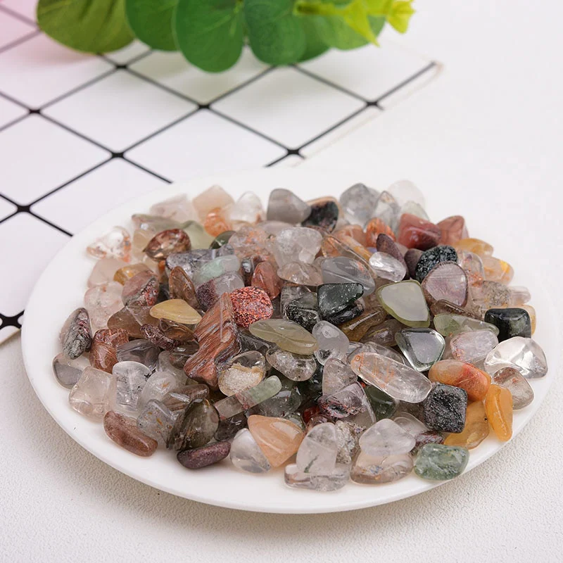 HULIANFU Natural Crystal Agate Quartz Ore Minerals Crystals Colorful Natural Stone Healing Sample Quartz Aquarium Stone DIY Home Decor - Deanwangkt