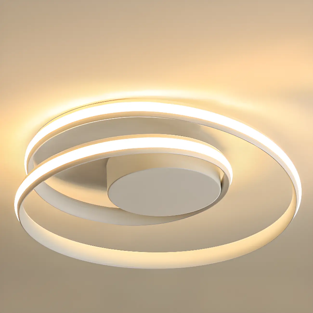 Minimalist Circular Ceiling Light for Modern Living Room