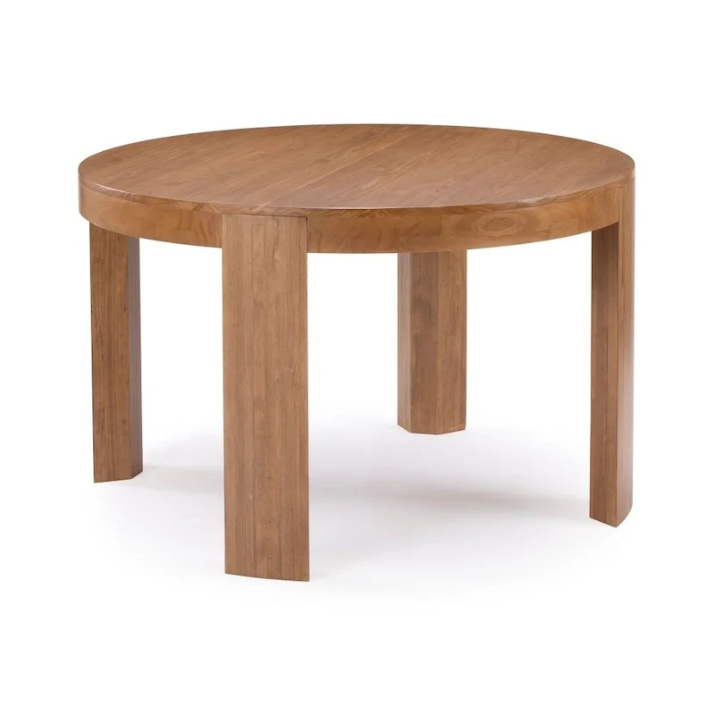 Contour Solid Wood Round Dining Table - 47