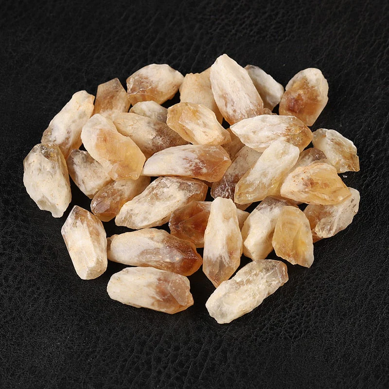 HULIANFU Natural Crystal Quartz Coarse Mineral Specimen, Rose Crystal, Irregular Shape, Rough Rock, Reiki Healing Stone Home Decoration - Deanwangkt