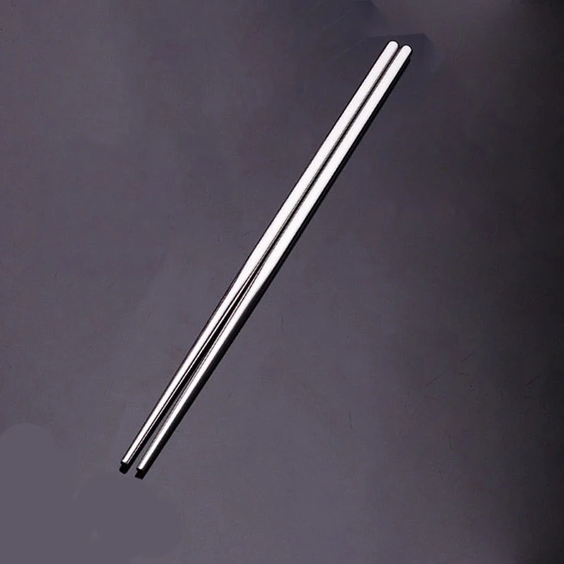 HULIANFU Stainless Steel Chopsticks Tableware Portable Reusable Blue Porcelain Patters Food Sticks Chopsticks Kitchen Dishes for Sushi - Deanwangkt