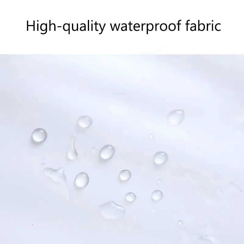 HULIANFU Matte Translucent Plastic Bag Umbrella Storage Bag Reusable Portable Umbrella Drawstring Storage Cover Home Storage Organizer - Deanwangkt
