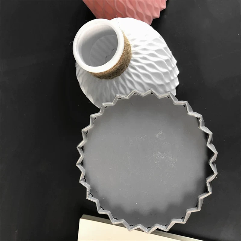 HULIANFU Modern Flower Vase Imitation Ceramic Flower Pot Decoration Home Plastic Vase Flower Arrangement Nordic Style Home Decoration - Deanwangkt
