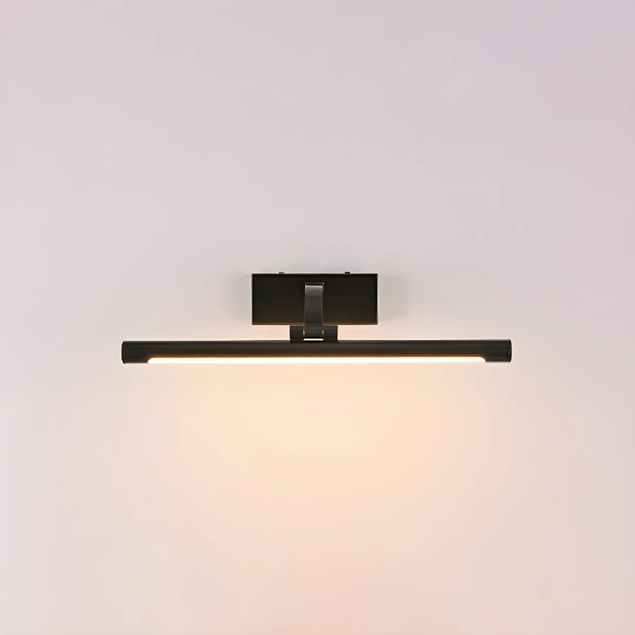 Modern Black Cylinder LED Wall Lamp with Acrylic Shade