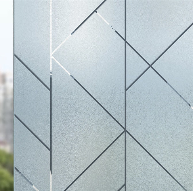 HULIANFU Landscape pastoral pattern window frosted glass sticker opaque toilet anti-lighting bathroom film anti-peep shading window paper - Deanwangkt