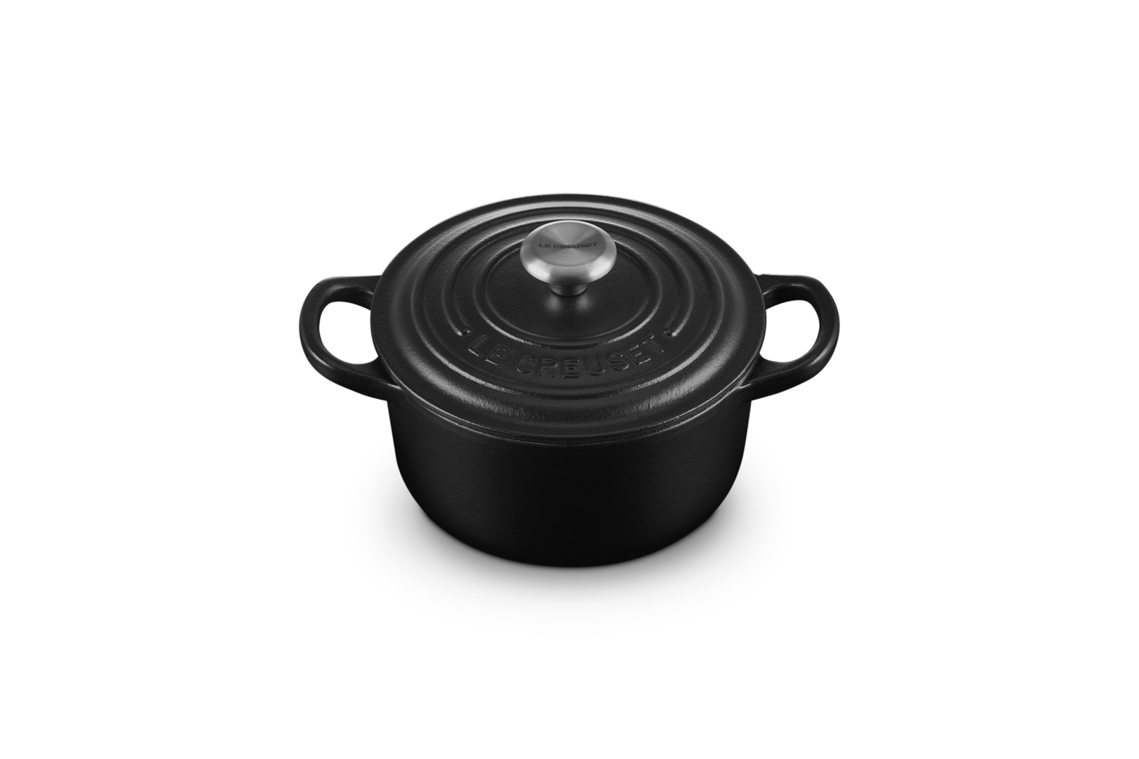 Cast Iron Round Casserole with Black Interior