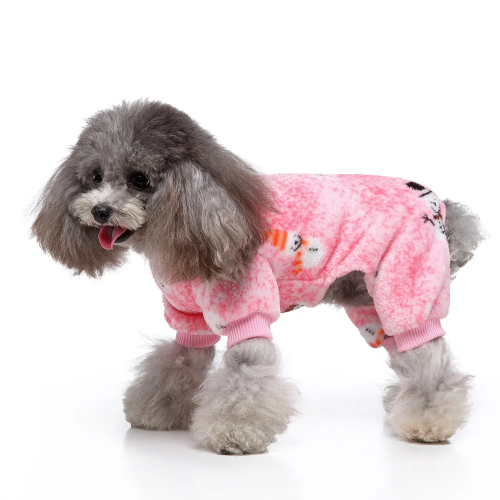 HULIANFU Pet Bathrob Dog Pajamas Sleeping Clothes Soft Pet Bath Drying Towel Clothes winter Warm pajamas for Puppy Dogs Quick Drying - Deanwangkt