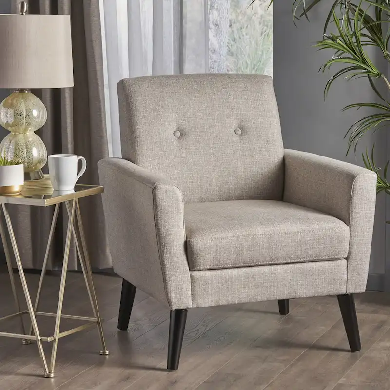 Sienna Mid-century Fabric Club Chair by Christopher Knight Home