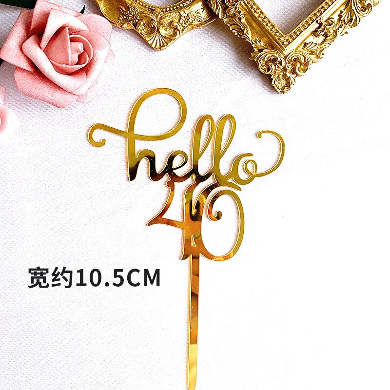 HULIANFU Wedding Cake Topper Acrylic Bride to be Cake Decorations Mariage Anniversary Birthday Party Baking Dessert Cake Top Flag Cupcake - Deanwangkt