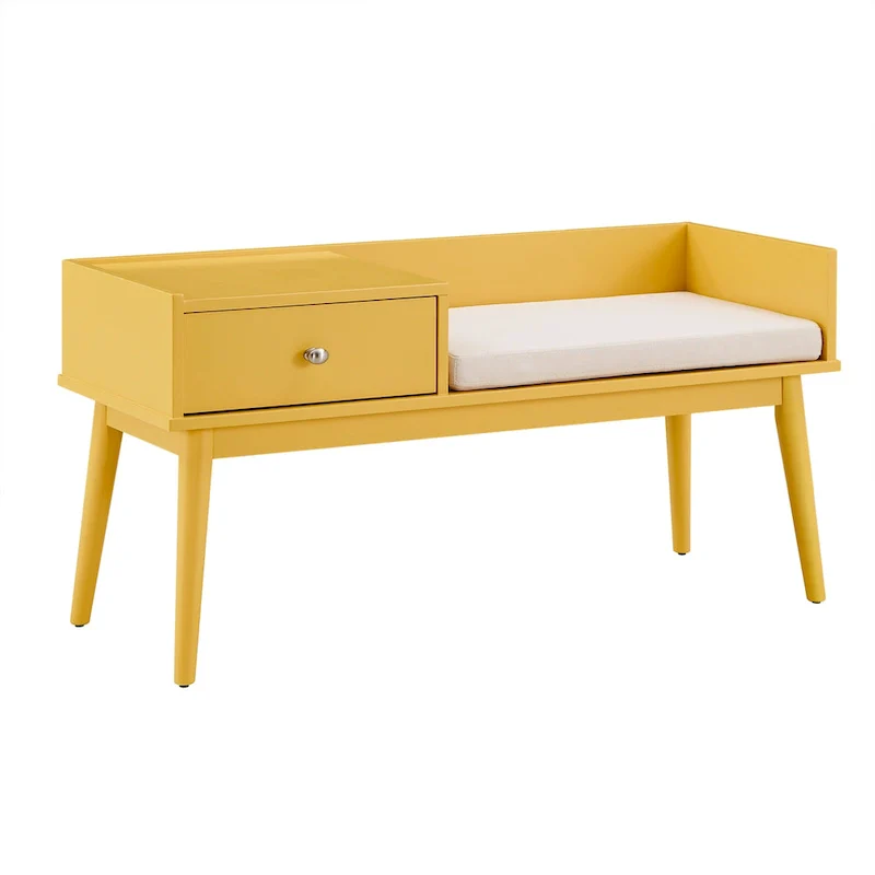 Niklas 1-drawer Cushioned Entryway Bench iNSPIRE Q Modern