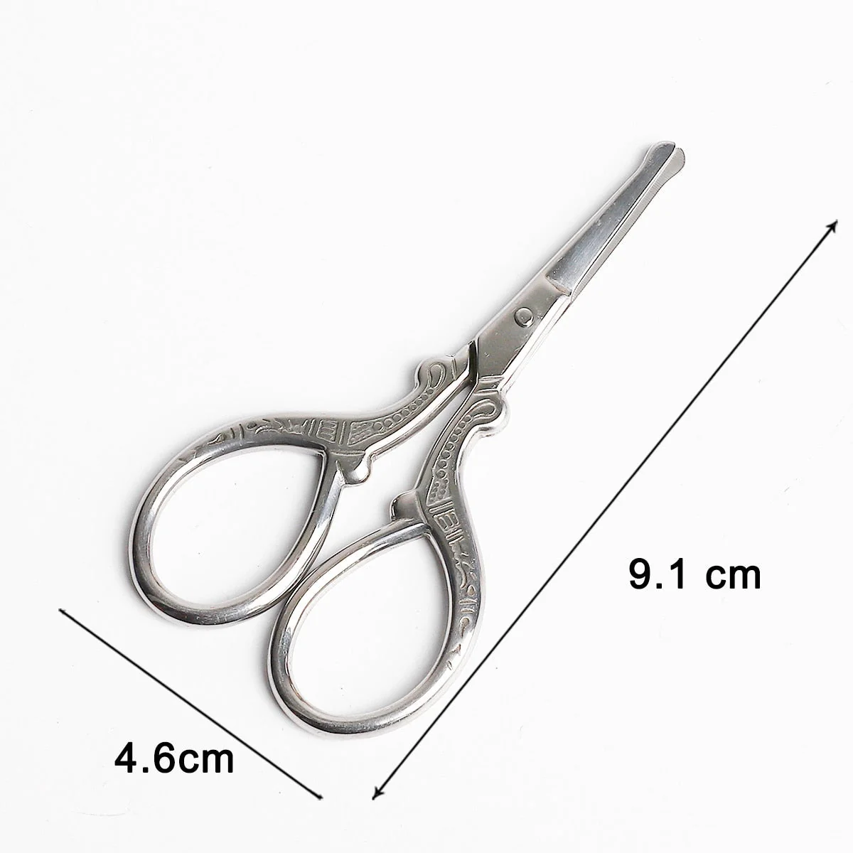 HULIANFU Vintage Stainless Steel Tailor Yarn Trim Cut cross stitch Scissor fabric Needlework Embroidery Thread knitting tool Sewing Tool - Deanwangkt