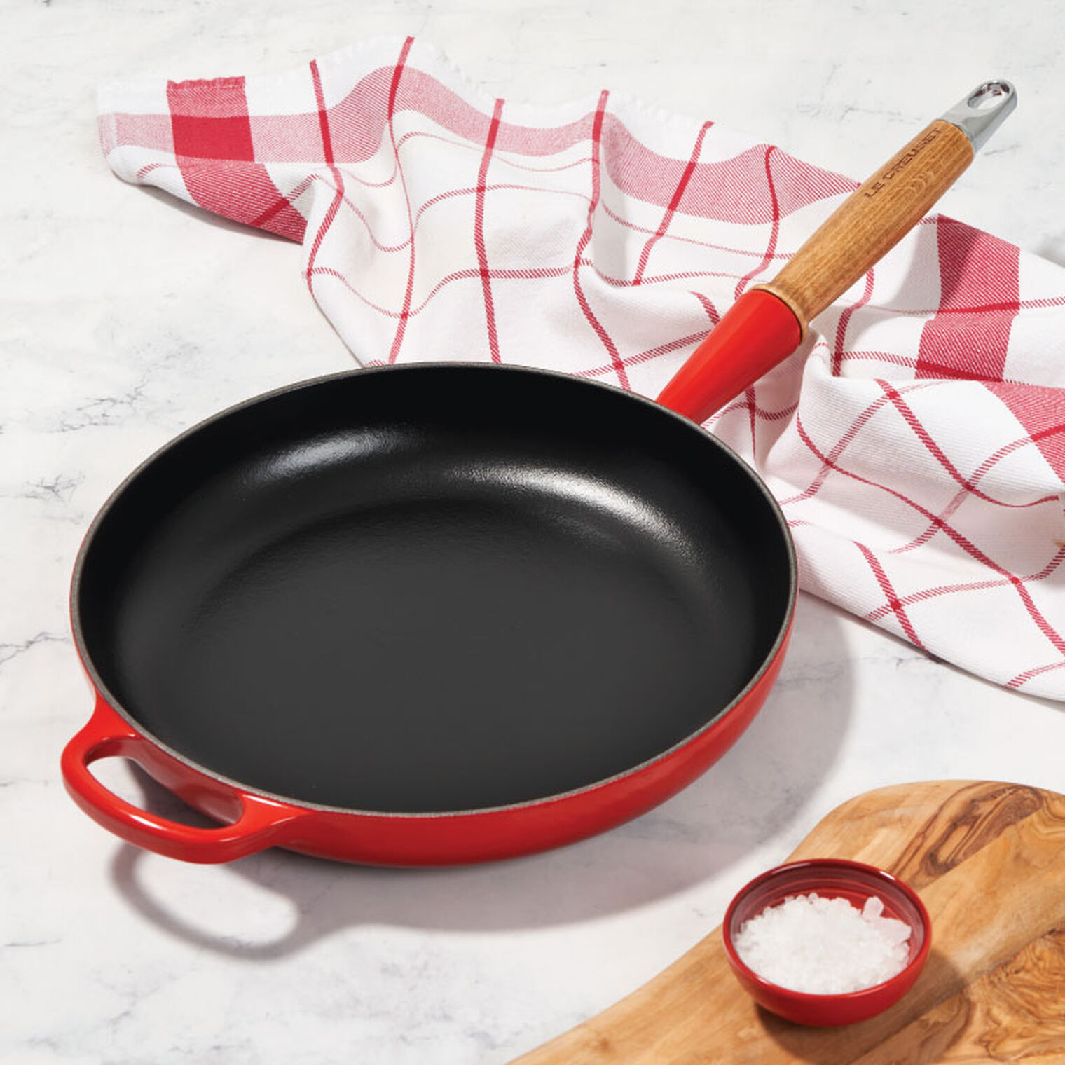 Alpine Wood Handle Fry Pan