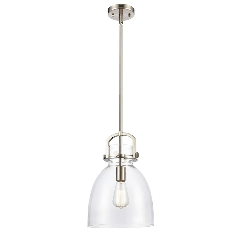 Innovations Lighting Newton Bell - 1 Light 10  Stem Hung Pendant