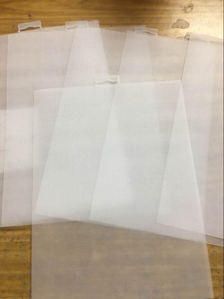 HULIANFU Top Quality 14CT /7ct Clear Plastic Canvas Fabric For Cross Stitch Ornament Ornaments Wind Chimes Bell Windbells, - Deanwangkt