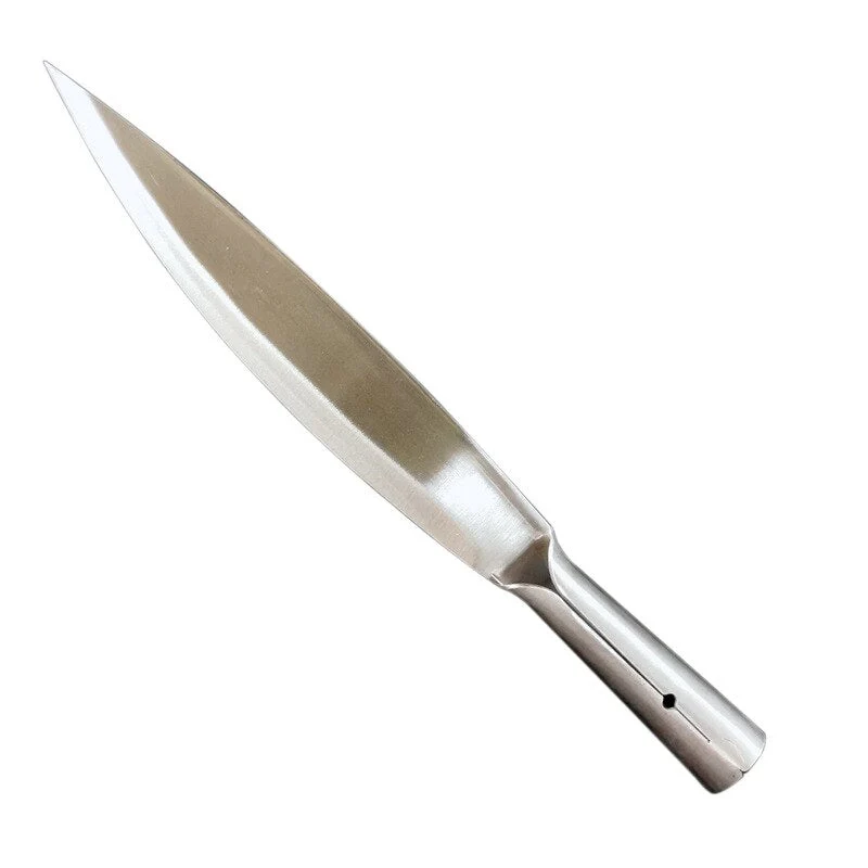 HULIANFU Stainless Steel Thickened Boning Knife Butcher Killing Pigs and Sheep Slaughter Knife Multifunctional Chef Split Skinning Knife - Deanwangkt