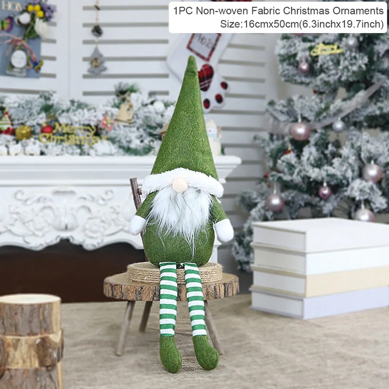 HULIANFU Santa Claus Christmas Doll Merry Christmas Decorations for Home Elk Christmas Ornaments Xmas Tree Decor  Navidad Natal Gifts - Deanwangkt