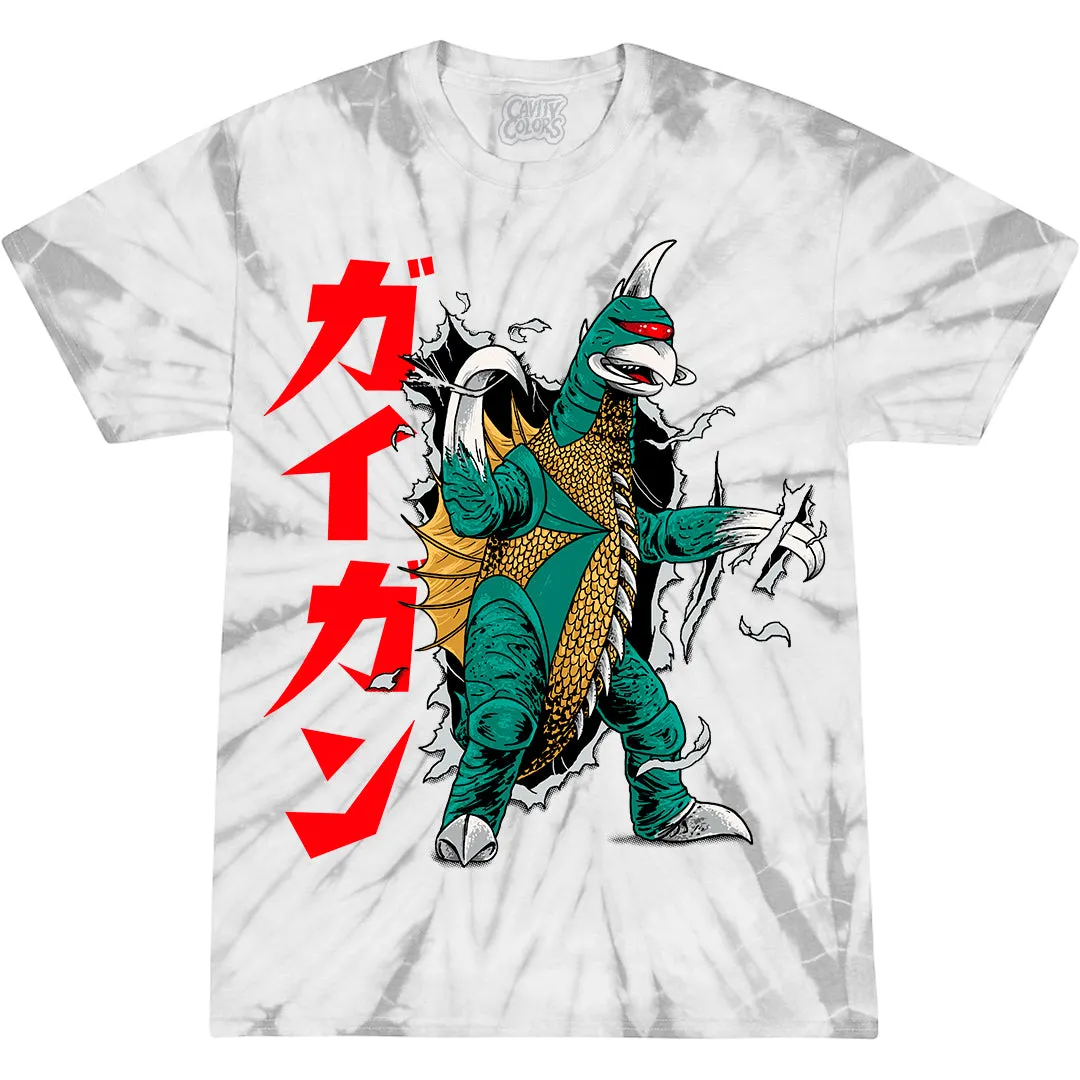 RETRO GIGAN - T-SHIRT (METALLIC TIE DYE)
