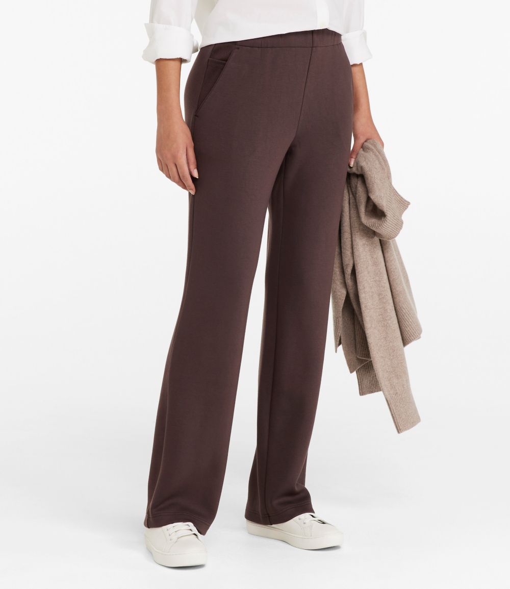 Women's CloudSoft Pants, Mid-Rise Straight-Leg