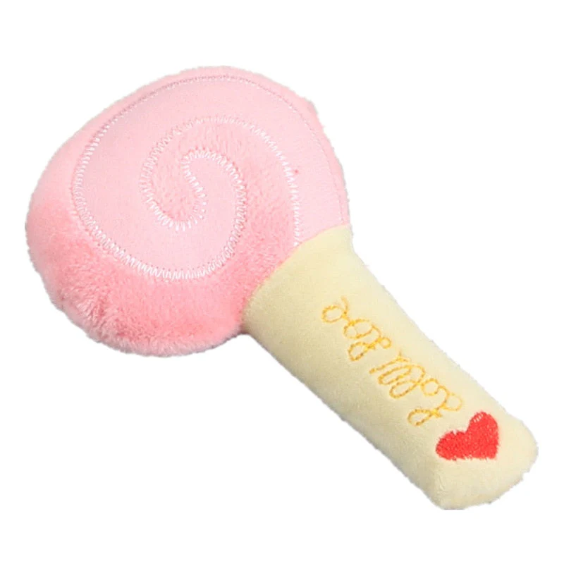 HULIANFU Pet Toys Plush Squeaky Toy Bite-Resistant Clean Dog Chew Puppy Training Toy Soft Banana Bone Vegetable Fruit Pet Supplies - Deanwangkt